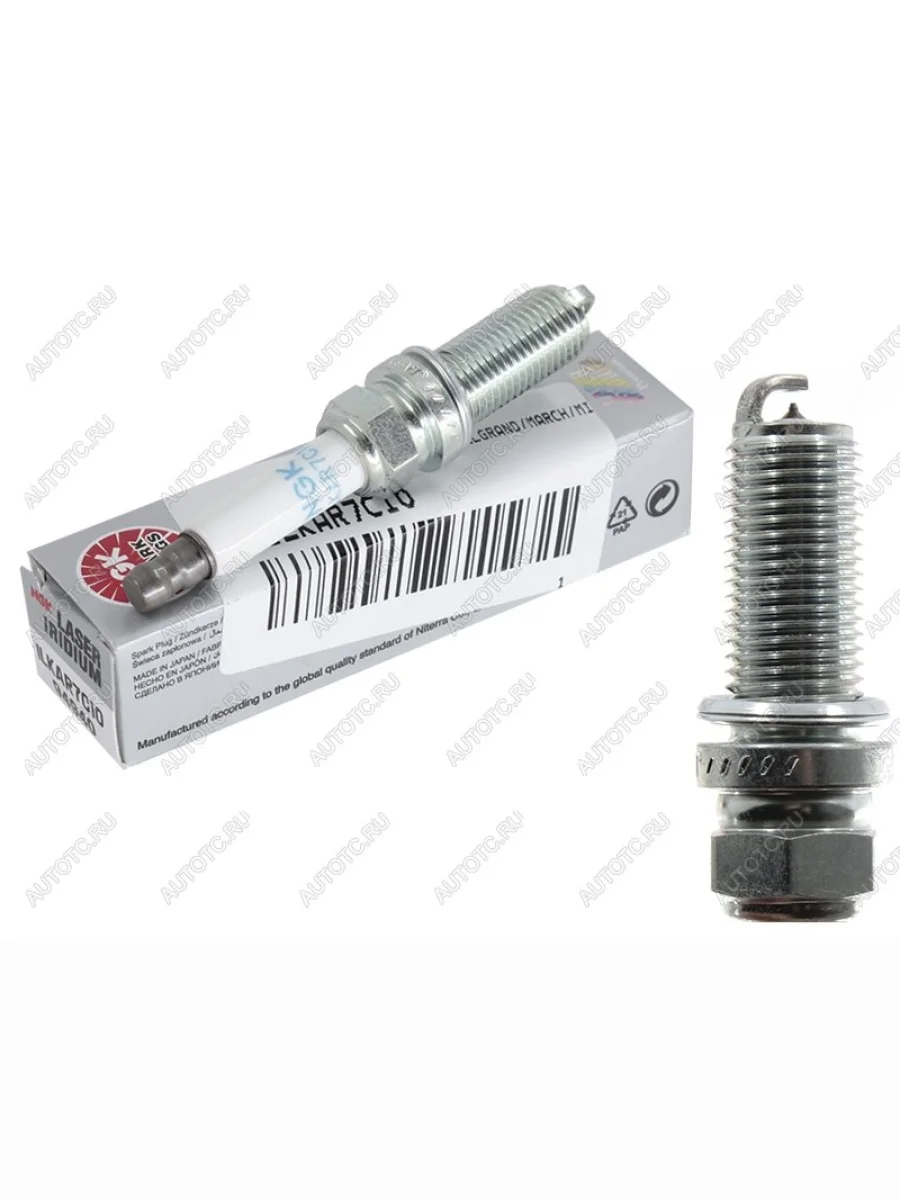 Свеча зажигания NISSAN CUBEELGRANDMARCHMICRANOTEQASHQAITEANAX-TRAIL 08- NGK ILKAR7C10  в Воронеже Воронежской области