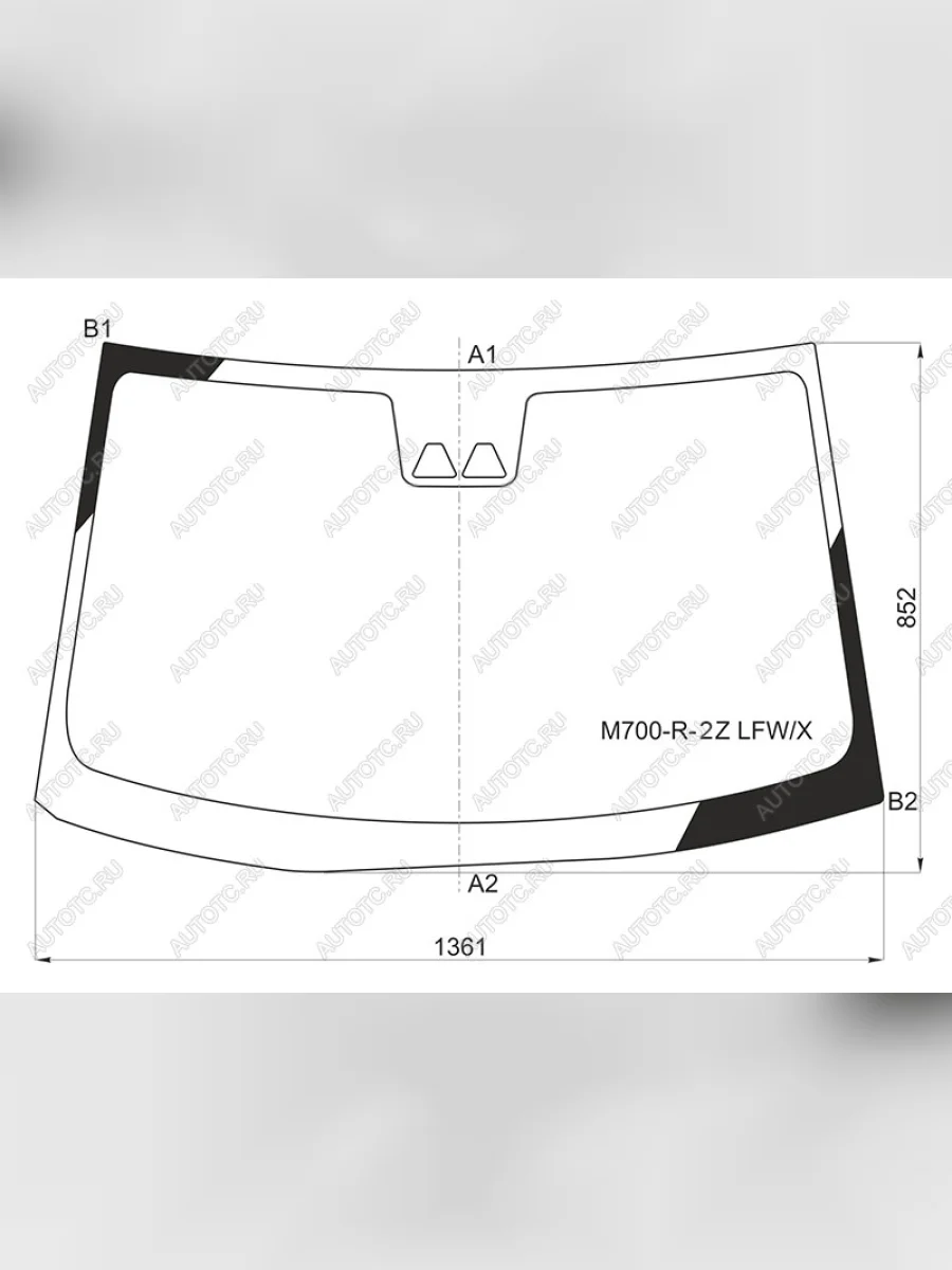 Стекло лобовое (Две камеры) Toyota Passo 16-  Daihatsu Boon 16-23 XYG M700-R-2Z LFW/X  в Воронеже Воронежской области