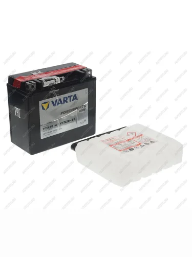 Аккумулятор VARTA MOTO AGM 18Ач VARTA 6ст18 518 902 026 (ytx20-4(bs))