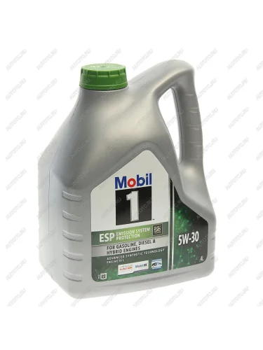 Масло моторное Mobil1 ESP 5W30 синт.4л MOBIL MOBIL 157759
