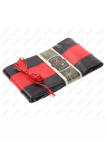 Оплетка руля (M) 37-39см черно-красная кожа сшивная Sakura CARFASHION CARFASHION 31105