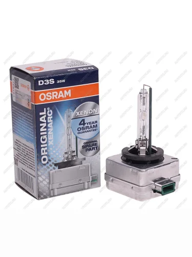 Лампа ксеноновая D3S 35W P32d-5 4300K 42V 3200лм OSRAM OSRAM 66340