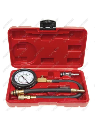 Компрессометр бензин (0-21Bar) 4 предмета в кейсе ЭВРИКА ЭВРИКА er-86321