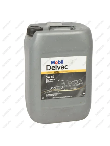 Масло дизельное DELVAC Ultra 5W40 Ultimate Defense синт.20л MOBIL MOBIL 157414