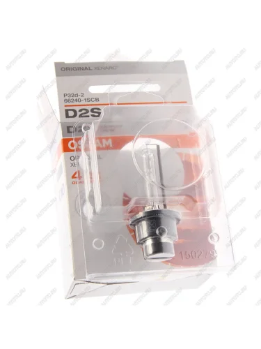 Лампа ксеноновая D2S 35W P32d-2 4100K 85V 3200лм блистер (1шт.) OSRAM OSRAM 66240-1scb