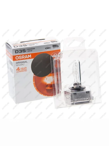 Лампа ксеноновая D3S 35W P32d-5 4300K 42V 3200лм блистер (1шт.) OSRAM OSRAM 66340-1scb
