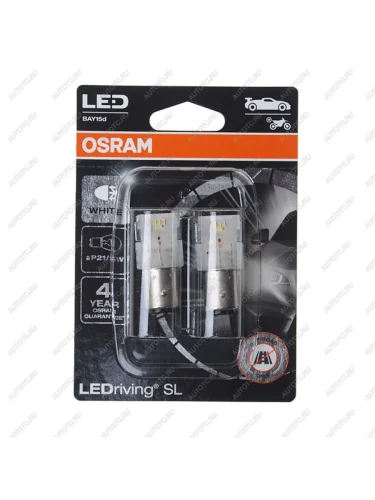 Лампа светодиодная 12V P215W BAY15d 6000K блистер (2шт.) LEDriving SL OSRAM OSRAM 7528dwp-02b