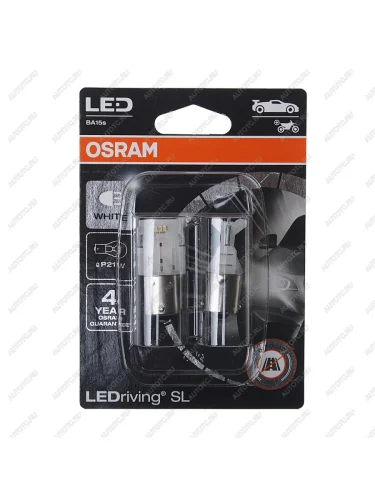 Лампа светодиодная 12V P21W BA15s 6000K блистер (2шт.) LEDriving SL OSRAM OSRAM 7506dwp-02b
