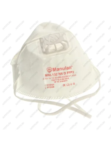 Респиратор промышленный с клапаном FFP3 3M MANULAN MANULAN рес049