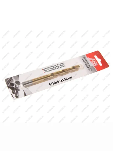 Сверло по металлу 10.0х133мм HSS ELITECH ELITECH 1820.097400