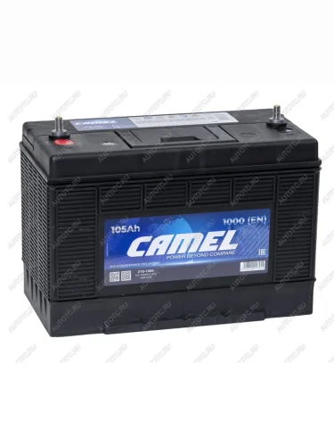 Аккумулятор CAMEL 105Ач винтовые клеммы CAMEL 6ст105(7) 31s-1000