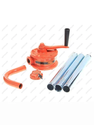 Насос бочковый ручной роторный 19лмин. для перекачки масла и антифриза АВТОДЕЛО АВТОДЕЛО 42034