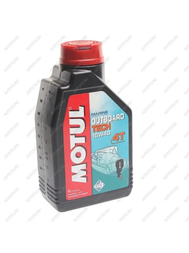 Масло моторное для 4-х тактных двигателей лодок OUTBOARD Tech 4T 10W40 псинт.1л MOTUL MOTUL 106397