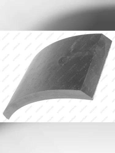 Накладка тормозной колодки УРАЛ ба Wшир.=120мм;Lдуги=202мм;hтолщ.=1620мм ТИИР ТИИР 55571х-3501105-01