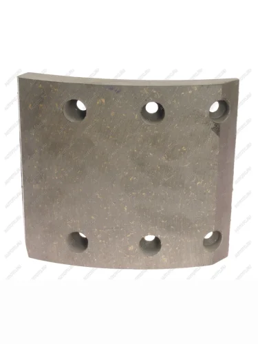 Накладка тормозной колодки КАМАЗ (13-) сверленая базб Wшир.=140мм;Lдуги=154мм;hтолщ.=1419мм ТИИР ТИИР 53205-3501105-51