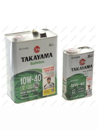 Масло моторное Safetec A3B4 10W40 псинт.4+1л TAKAYAMA TAKAYAMA 605621