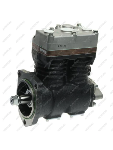 Компрессор МАЗ,ЛИАЗ,ПАЗ,УРАЛ дв.ЯМЗ-536 (2 цилин.) жид.охлаж. без шкива 270лмин (-17) KNORR-BREMSE KNORR-BREMSE k021931n50