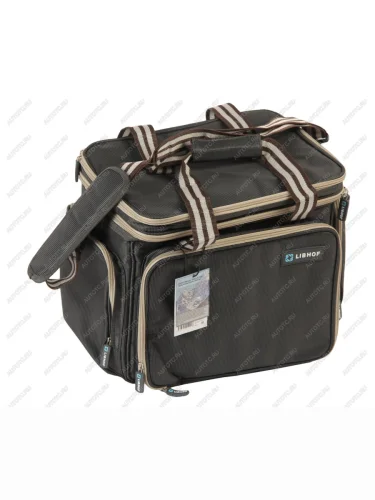 Сумка изотермическая 15л 35.5х35х24см черно-бежевая Voyage LIBHOF LIBHOF libwpb16
