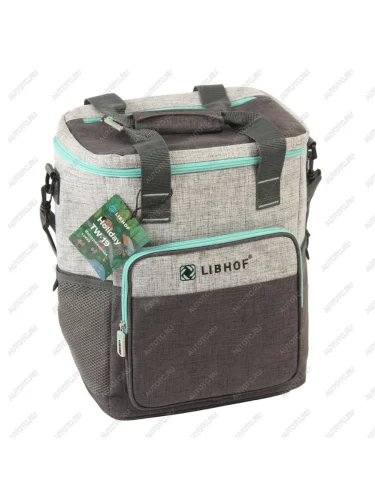 Сумка изотермическая 22л 31х39х22.5 серо-бирюзовая Holiday LIBHOF LIBHOF libtw19