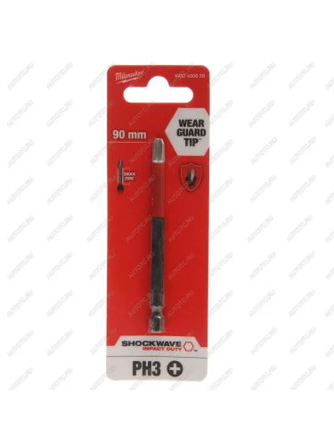 Бита 14 PH3х90мм ударная MILWAUKEE MILWAUKEE 4932430859