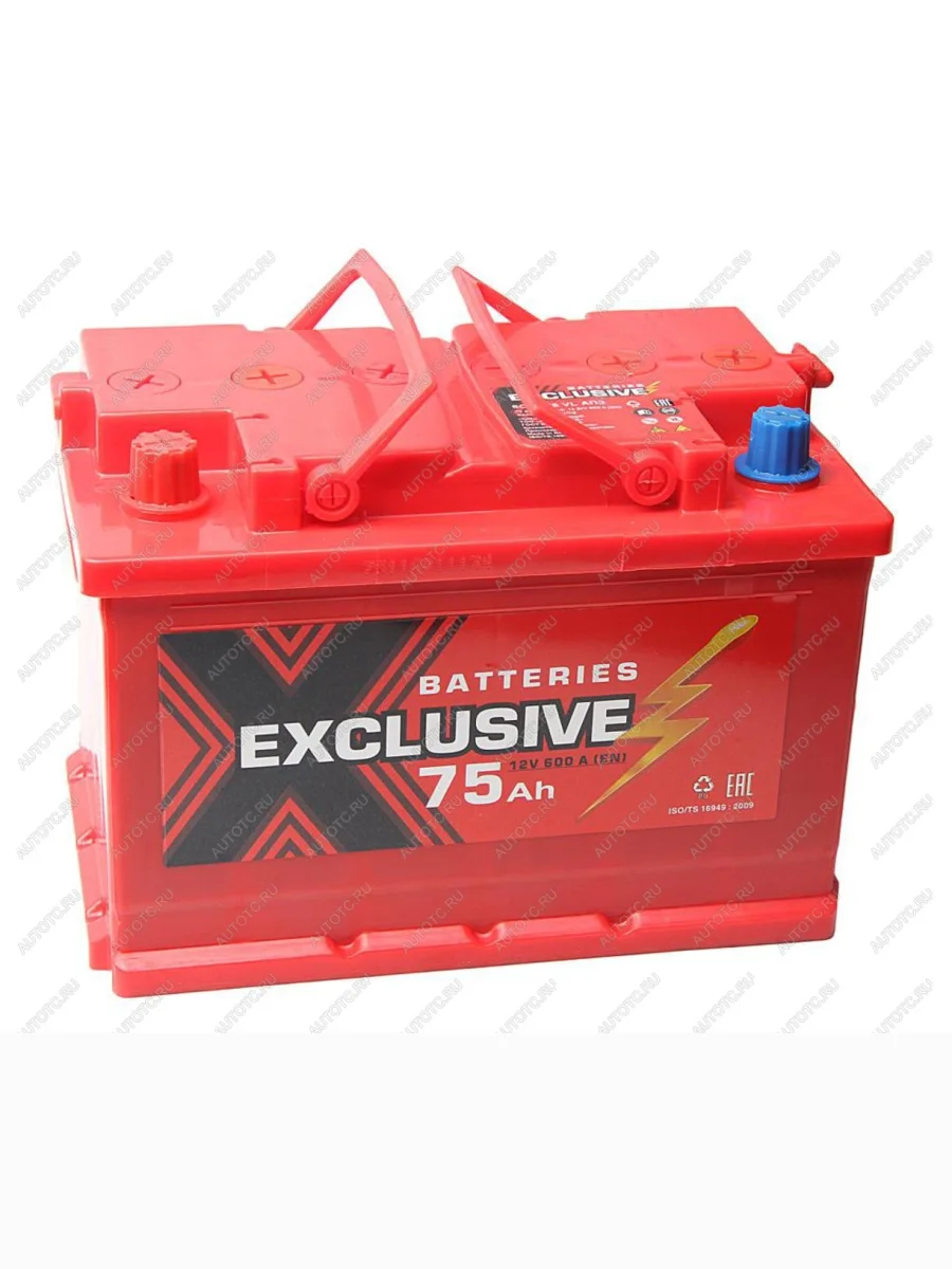 Аккумулятор EXCLUSIVE 75Ач EXCLUSIVE 6ст75(1)  в Самаре Самарской области