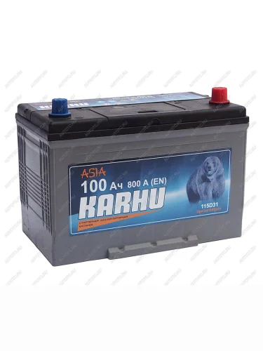 Аккумулятор KARHU 100Ач обратная полярность KARHU 6ст100(0)