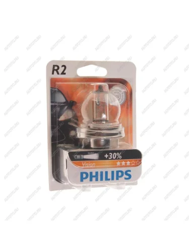 Лампа 12V R2 4540W P45t блистер (1шт.) PHILIPS PHILIPS 12475b1