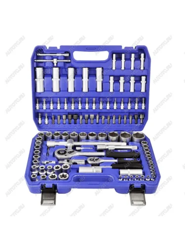 Набор головок торцевых, бит и бит-головок 14,12 6-ти гранных 108 предметов Профи БЕЛАК БЕЛАК бак.07001