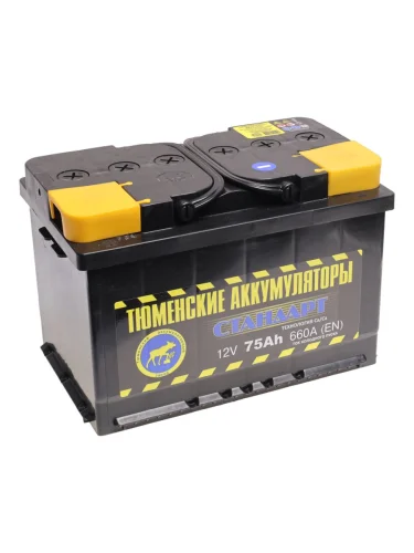 Аккумулятор TYUMEN BATTERY STANDART 75Ач TYMEN BATTERY 6ст75(1)