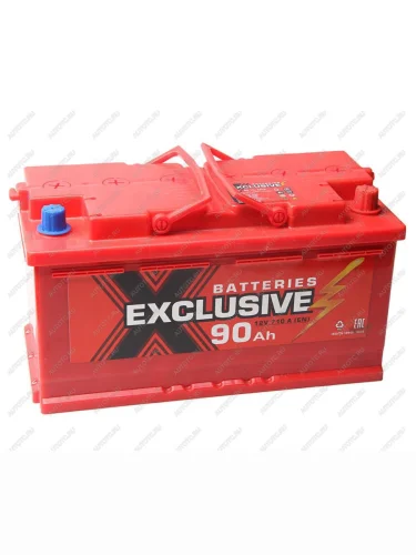 Аккумулятор EXCLUSIVE 90Ач обратная полярность EXCLUSIVE 6ст90(0)