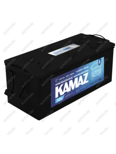 Аккумулятор КАМАЗ 190Ач обратная полярность (ОАО КАМАЗ) ЕАЗ 6ст190(3)