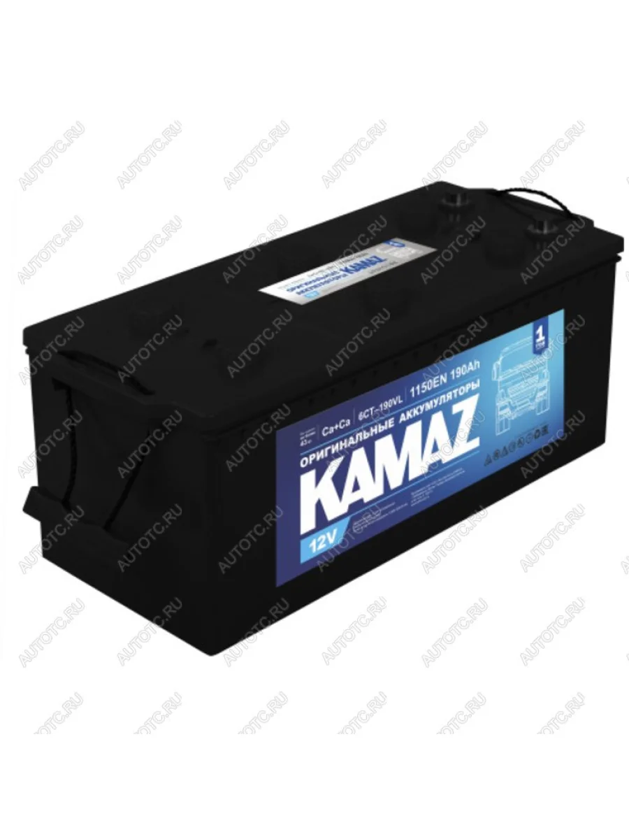 Аккумулятор КАМАЗ 190Ач обратная полярность (ОАО КАМАЗ) ЕАЗ 6ст190(3)  в Самаре Самарской области