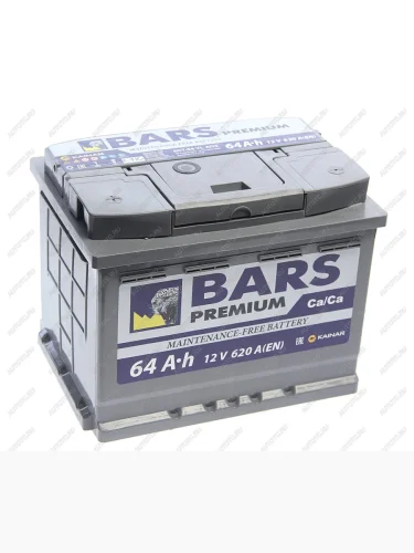 Аккумулятор BARS Premium 64Ач KAINAR 6ст64(1)