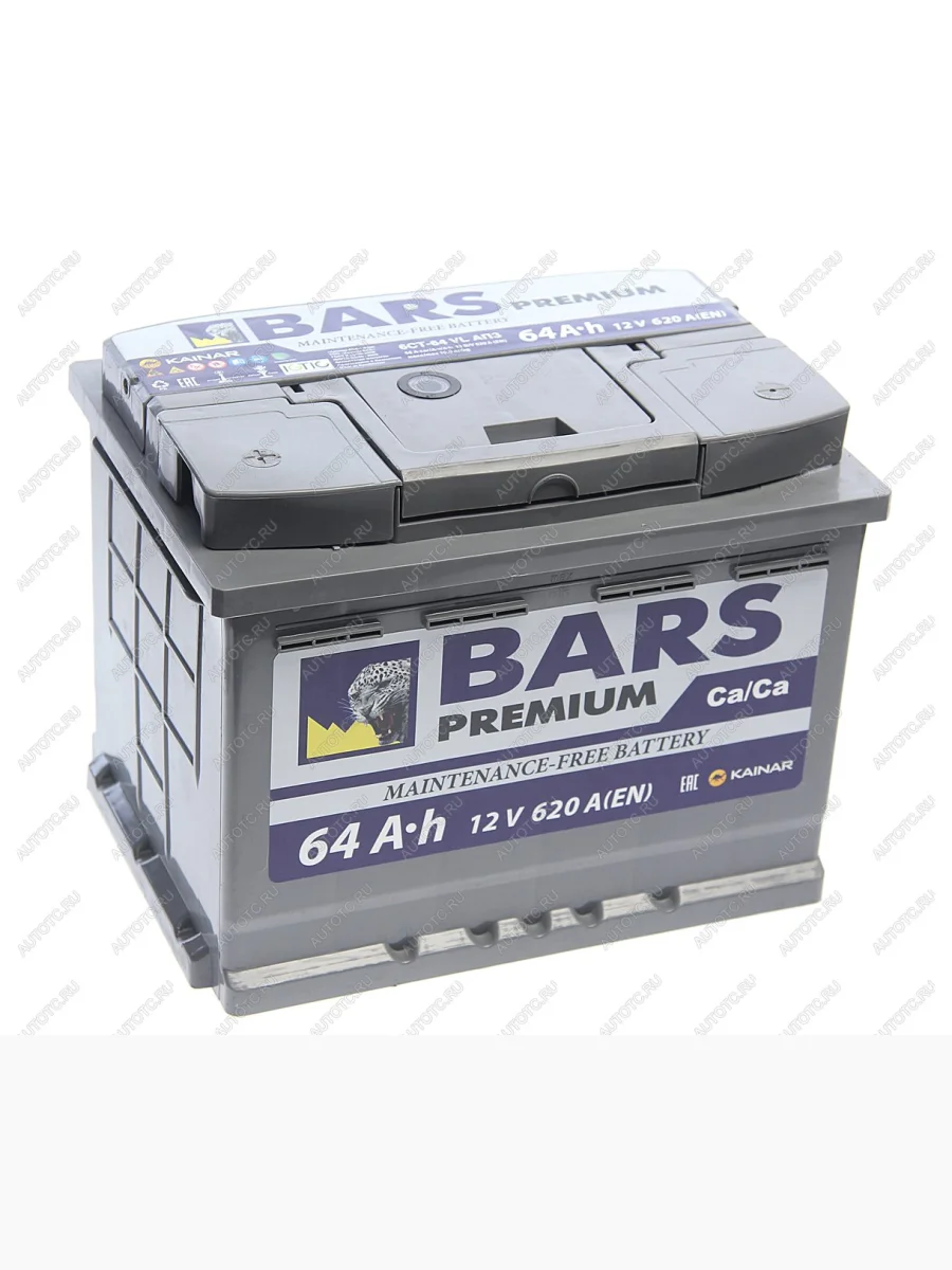 Аккумулятор BARS Premium 64Ач KAINAR 6ст64(1)  в Самаре Самарской области
