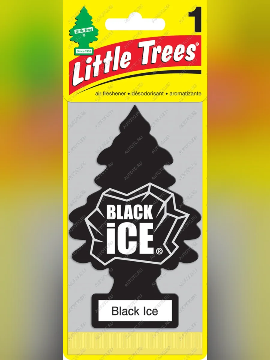 Ароматизатор подвесной пластина (лед черный) Елочка CAR FRESHNER CAR FRESHNER u1p-10155-russ CAR FRESHNER u1p-10155-russ  в Самаре Самарской области