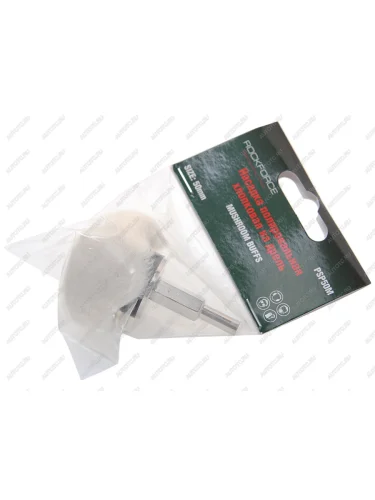 Насадка полировальная 50мм хвостовик 6мм хлопок полусфера на дрель в блистере ROCKFORCE ROCKFORCE rf-psp50m