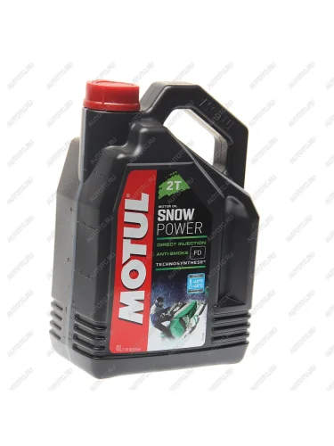 Масло моторное для 2-х тактных двигателей SNOWPOWER ESTER 2T синт.4л MOTUL MOTUL 105888
