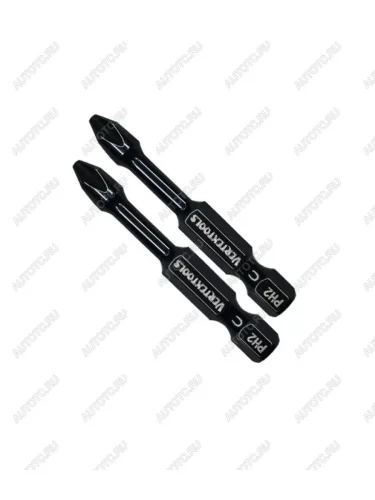 Набор бит 14 PH2 50мм ударных магнитных 2шт. VERTEXTOOLS VERTEXTOOLS ip-tr-ph2-50-2