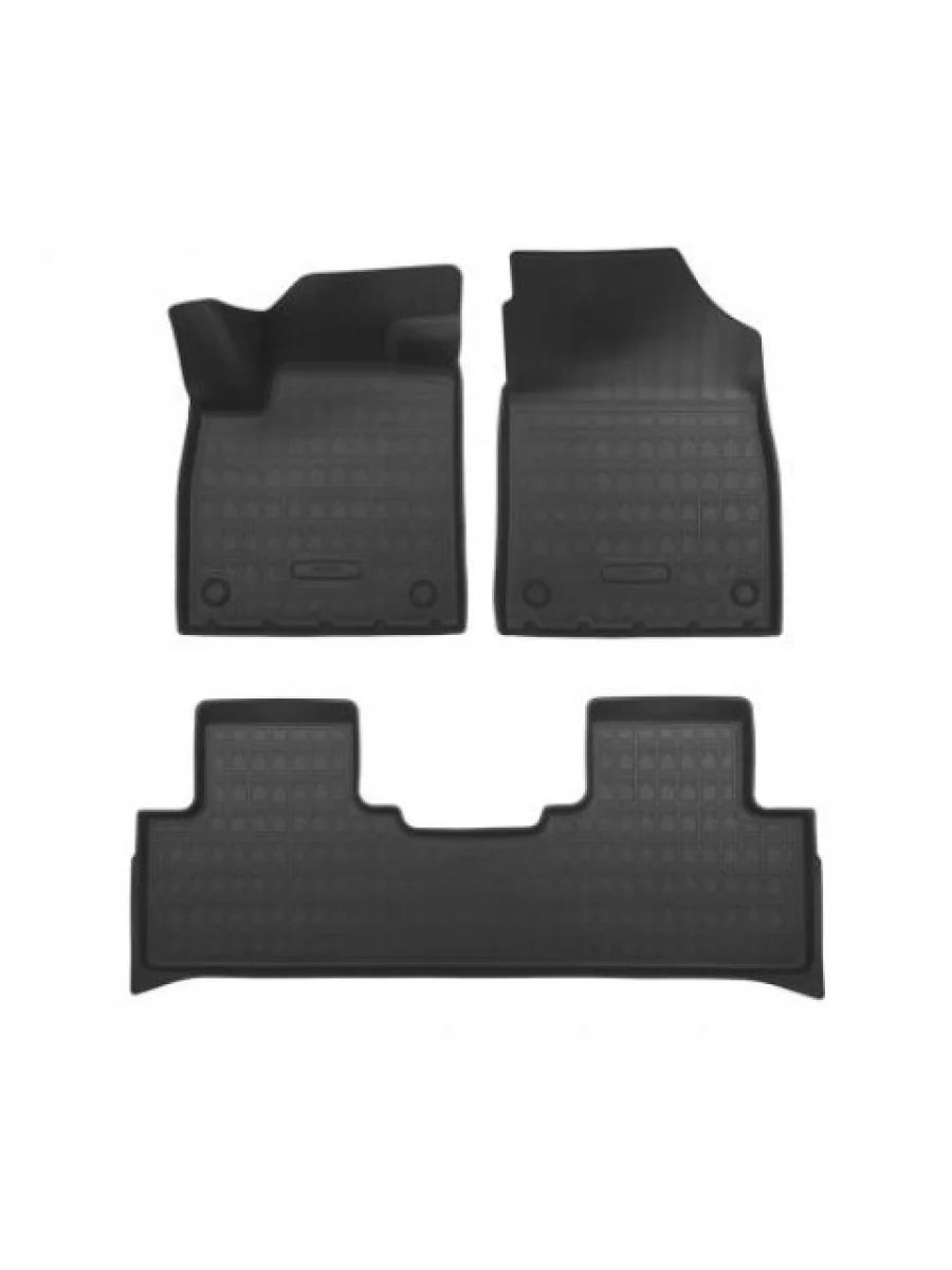 Коврики салонные 2WD Norplast Unidec Haval H3 (2024-2025) (черные)  в Самаре Самарской области
