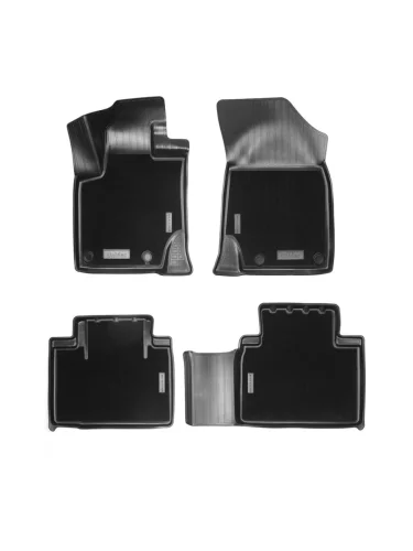  Коврики салонные комбинированные Unidec Geely Atlas  FX11 (2023-2025) (черные)