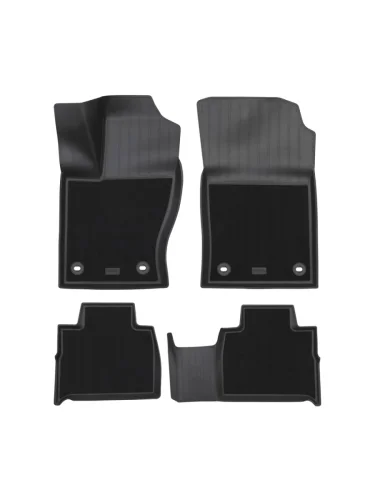 Коврики салонные комбинированные (5,7 мест, 1,2 ряд) Unidec (черные) Tank 500 (2021-2025)