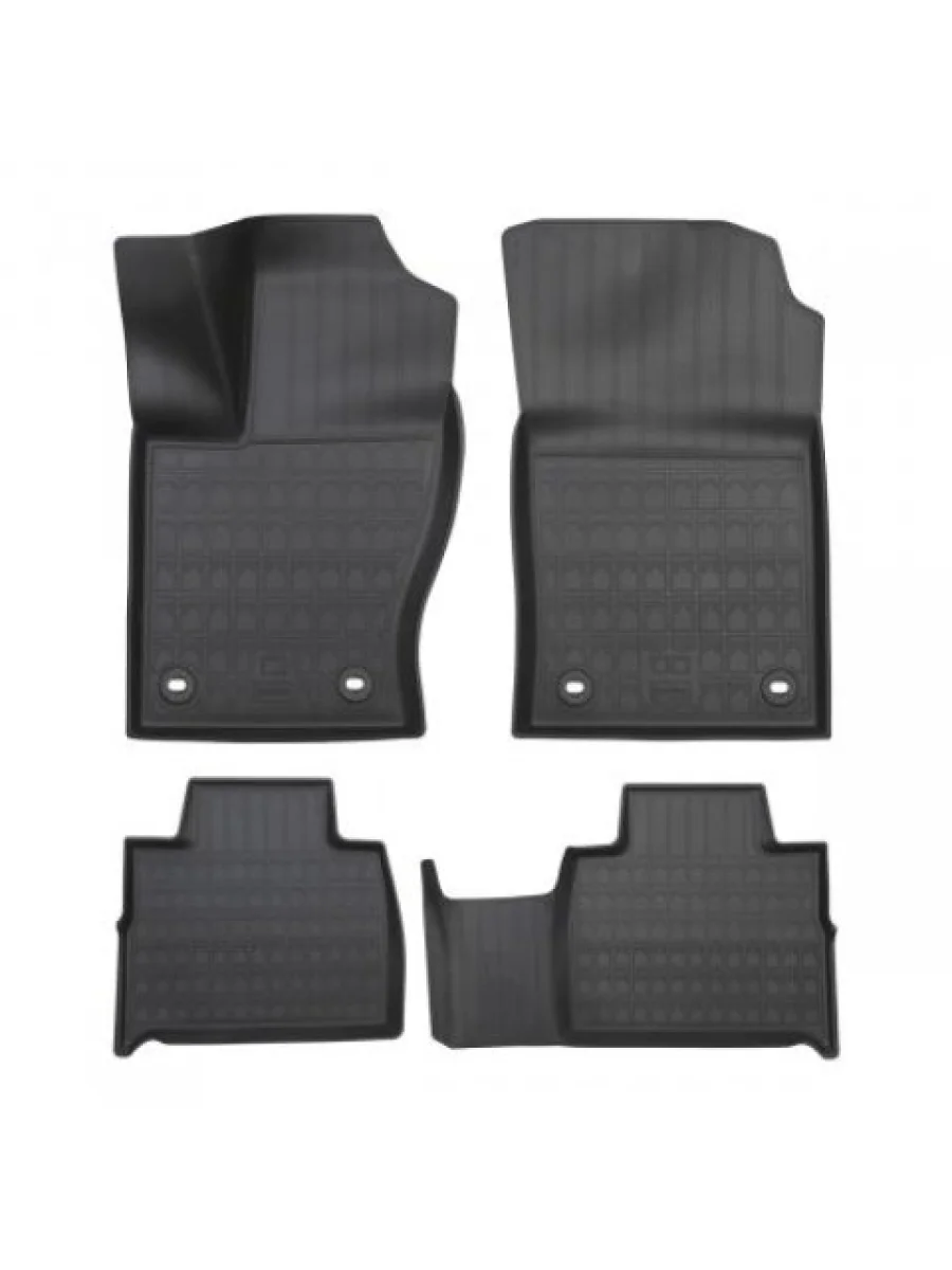 Коврики салонные (5,7 мест, 1,2 ряд) Norplast Unidec Tank 500 (2021-2025) (черные)  в Самаре Самарской области