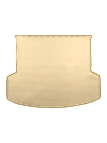 Коврик багажника (полиуретан, 5 мест) Norplast Unidec (бежевый) Hyundai Santa Fe  5 MX5 (2022-2025)