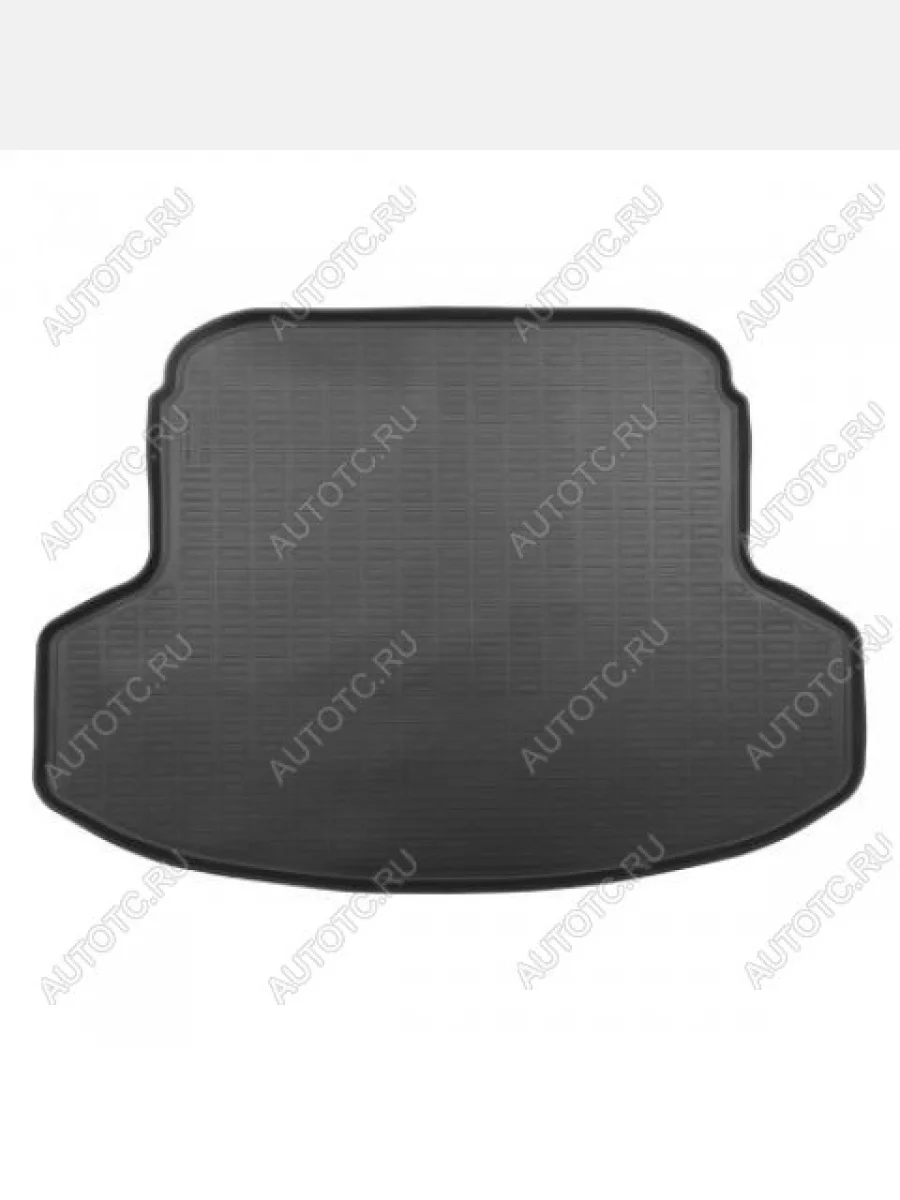 Коврик багажника (полиуретан) Norplast Unidec Geely Preface FS11 рестайлинг (2022-2025) (черный)  с доставкой в г. Керчь