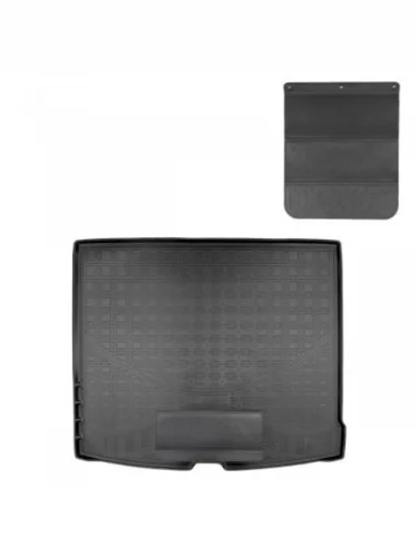 Коврик в багажное отделение с защитным фартуком Norplast Unidec (черный) Volvo XC60 (2017-2022)