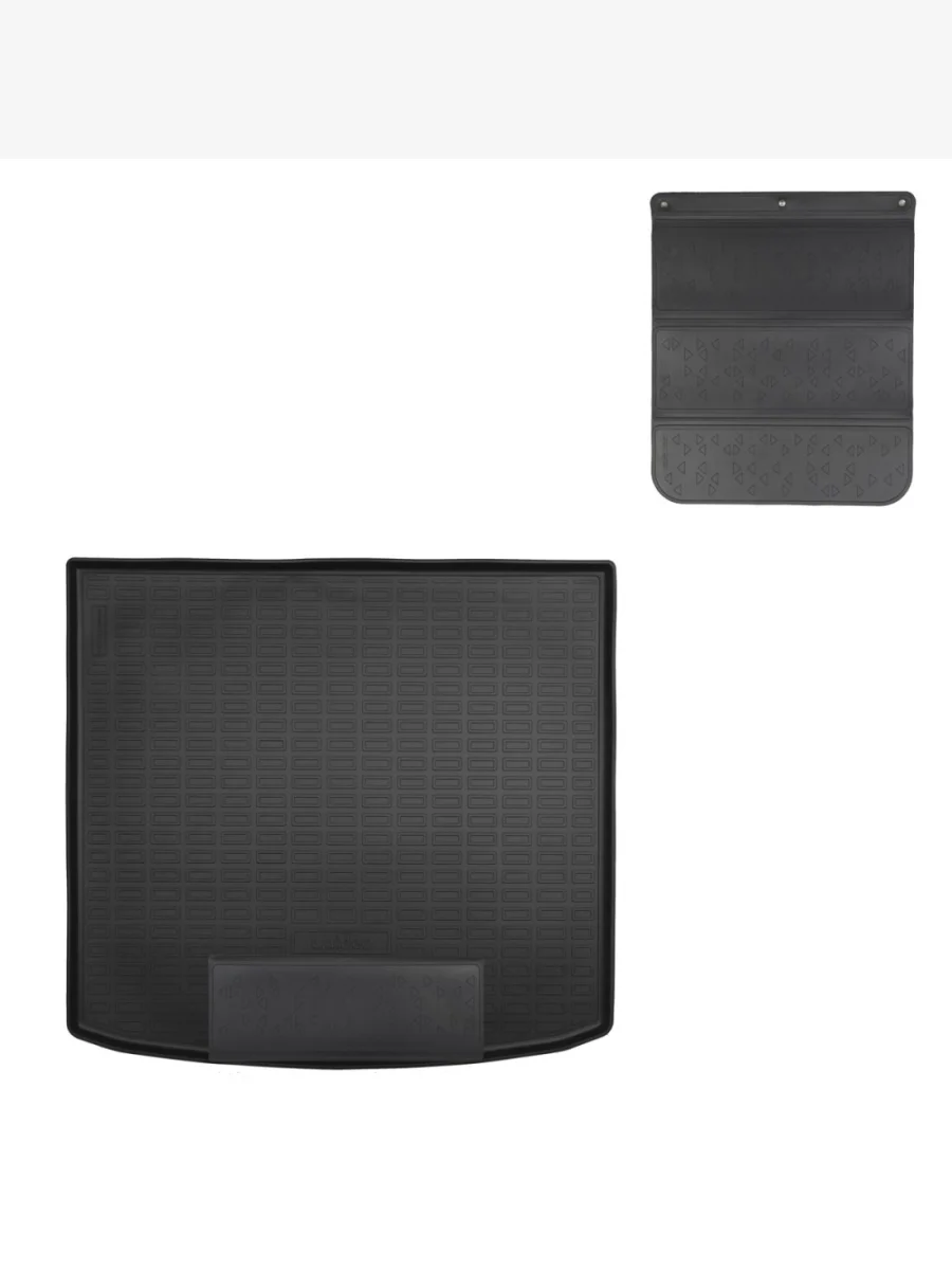 Коврик в багажное отделение с защитным фартуком Norplast Unidec Changan UNI-T дорестайлинг (2020-2023) (черный)  в Керчи Республика Крым