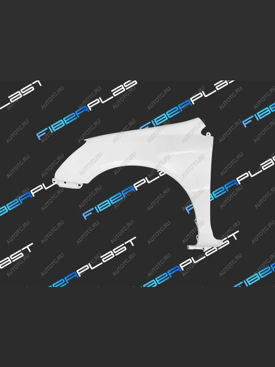 Переднее левое крыло (стеклопластик) Fiberplast  Honda Civic (2000-2006) ES, EP, EU  с доставкой в г. Керчь