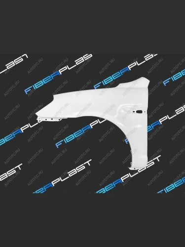 Переднее левое крыло (стеклопластик) Fiberplast Hyundai Accent  3 MC - Verna  2 MC