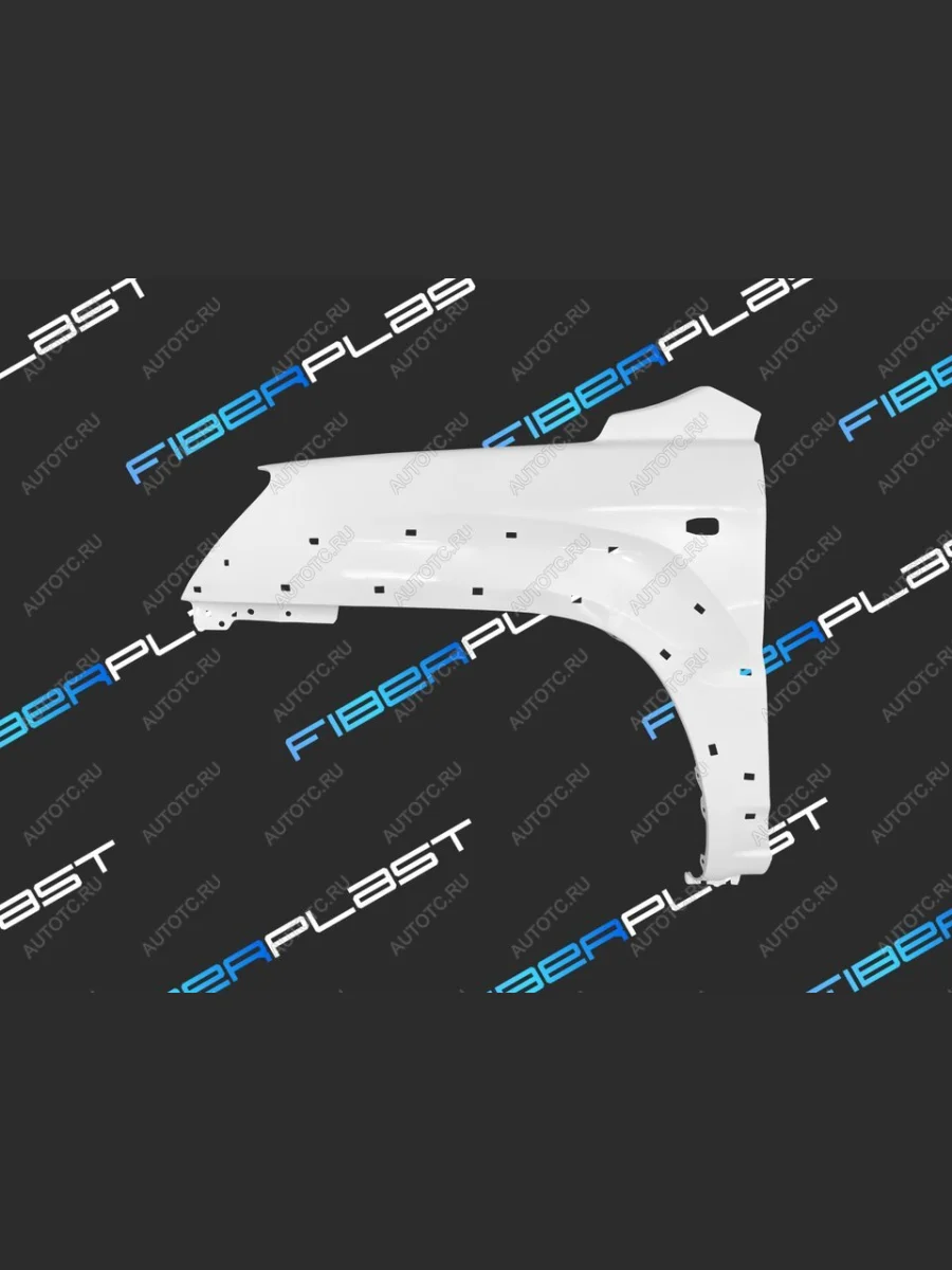 Переднее левое крыло (стеклопластик) Fiberplast  KIA Sportage (2004-2008) 2 JE,KM  в Перми Пермском крае
