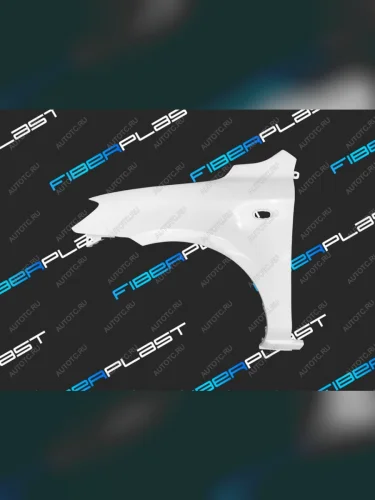 Переднее левое крыло (стеклопластик) Fiberplast Mazda Demio  2 DY (2002-2005) дорестайлинг